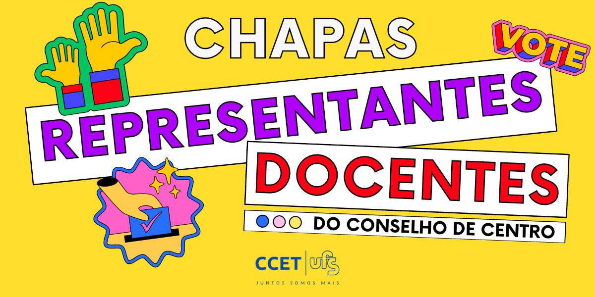 Portal Ufs Chapas Inscritas Para Representantes Docentes Do Conselho